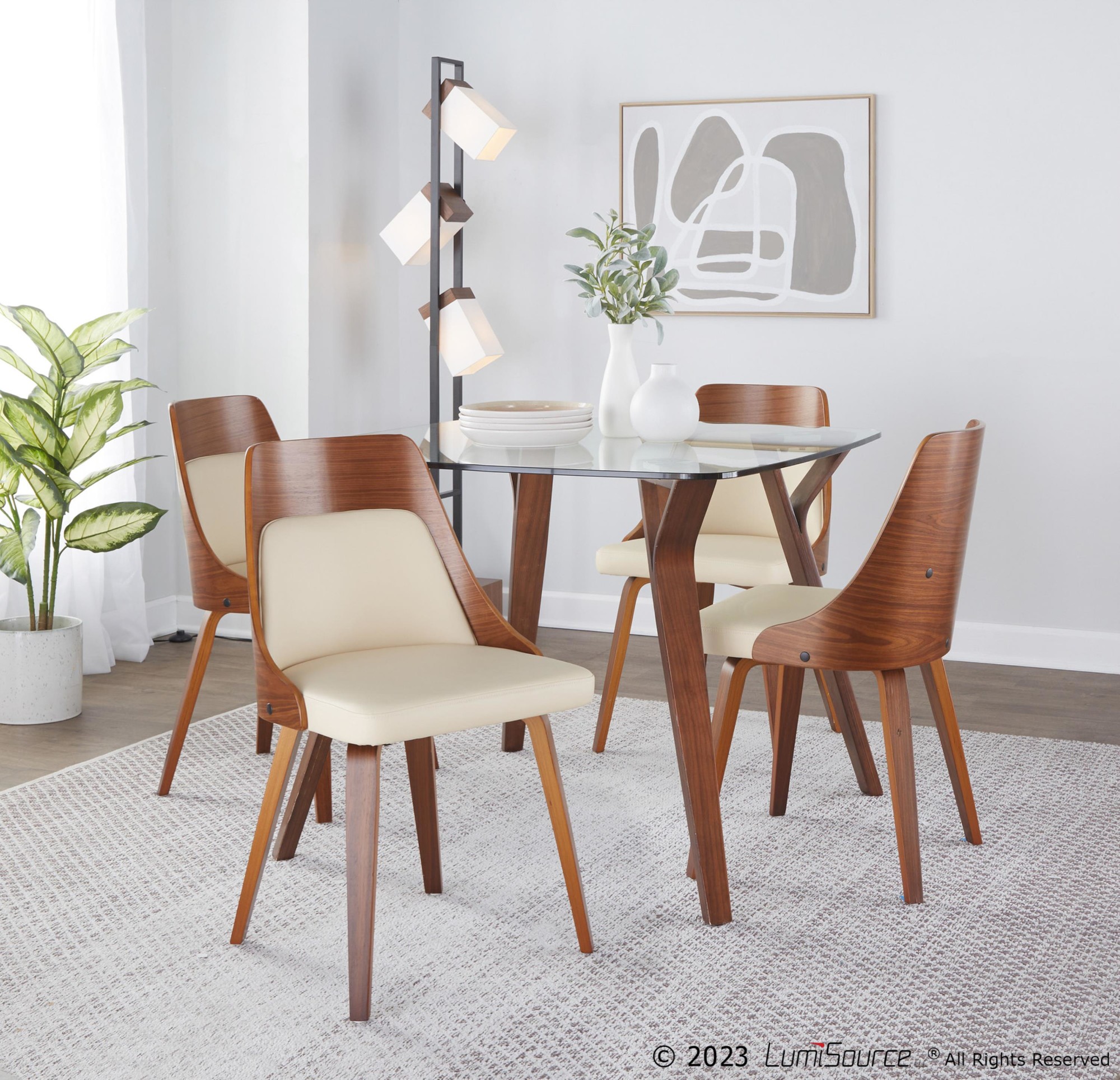 Folia-anabelle Square Dining Set - 5 Piece